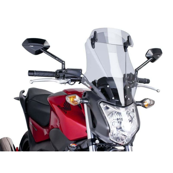 Puig Touring Screen Plus With Extender Light Smoke